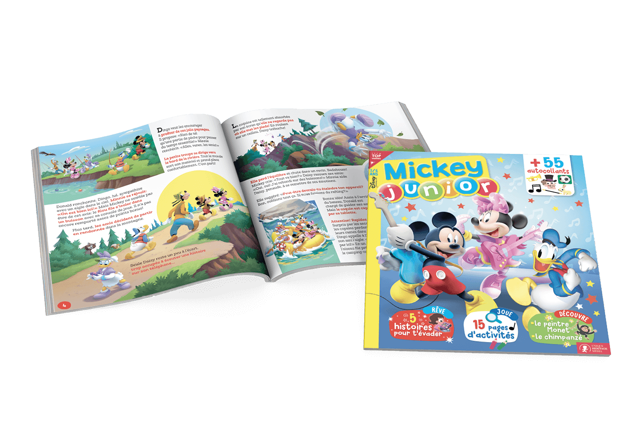 Abonnement magazine fille de 5 ans - Mickey Junior