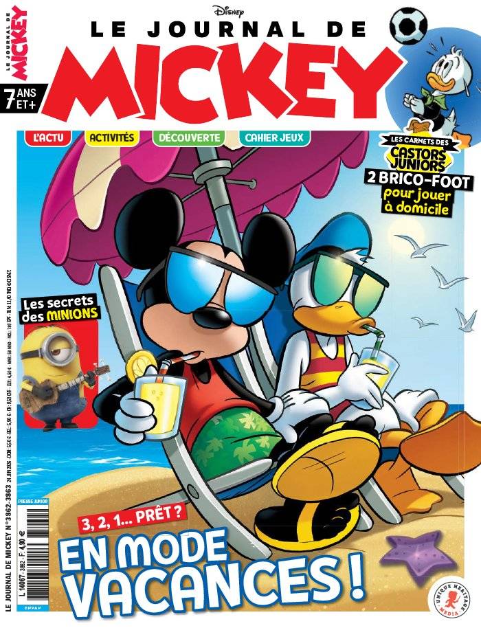 Le Journal de Mickey : Abonnement Magazine pour Enfants dès 7 ans